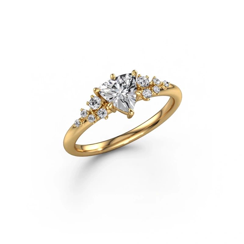 Ring Royce TRI 585 gold lab grown diamond 0.833 crt