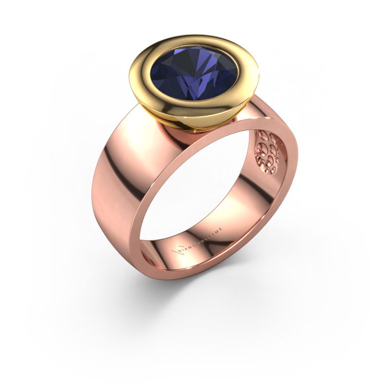 Ring Maxime 585 Roségold Saphir 8 mm