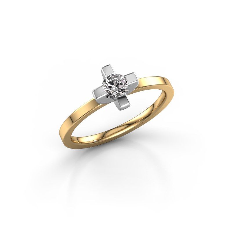 Afbeelding van Ring Therese<br/>585 goud<br/>Diamant 0.30 crt