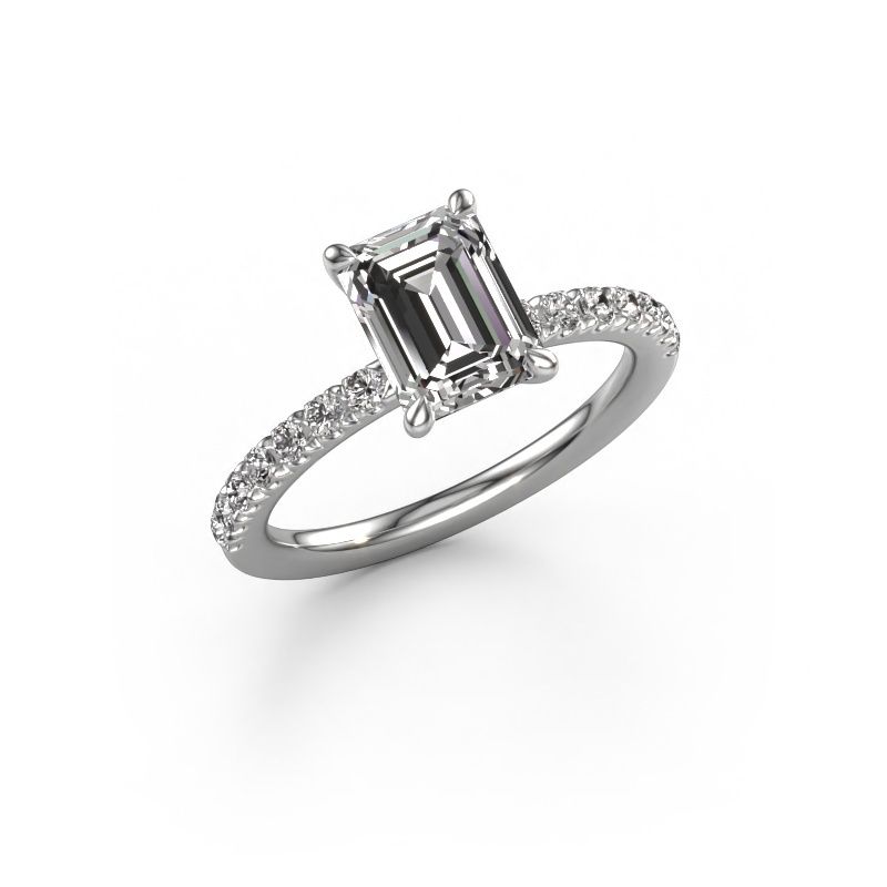 Verlobungsring Crystal EME 2 950 Platin Lab-grown Diamant 1.75 crt