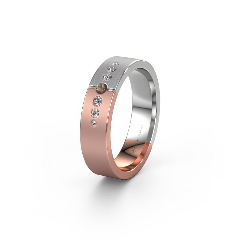 Ehering WH1101L15SAM 585 Roségold Rauchquarz ±5x1.7 mm