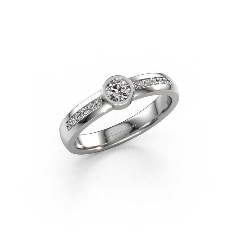 Ring Ise 2 950 Platin Diamant 0.45 crt