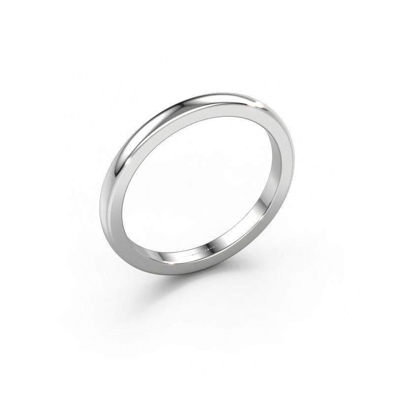 Bague superposable Astrid 2mm 950 platine