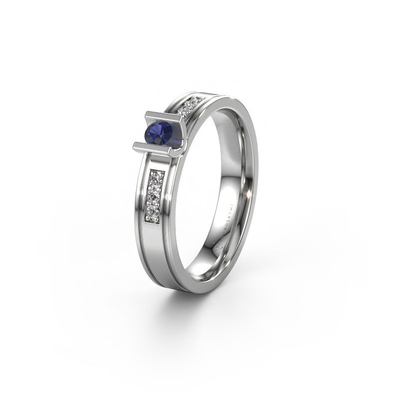 Ehering WH2108L14A 950 Platin Saphir ±4x1.7 mm