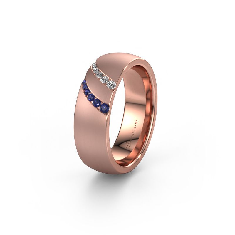 Ehering WH2015L 585 Roségold Saphir ±6,5x2 mm