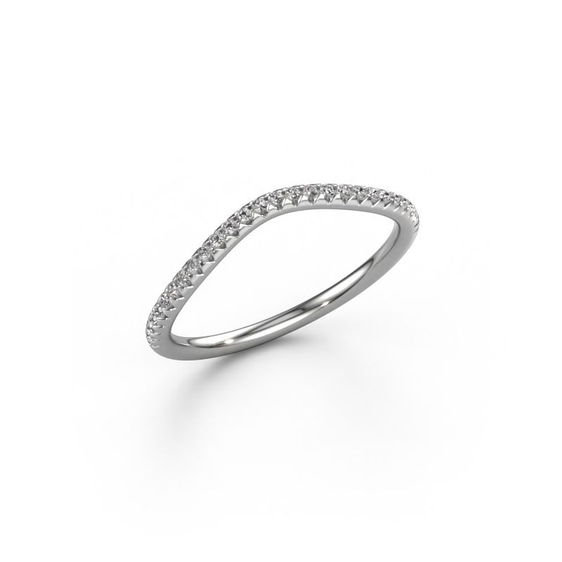 Aanschuifring SRH0842C10H5 585 witgoud diamant 0.14 crt