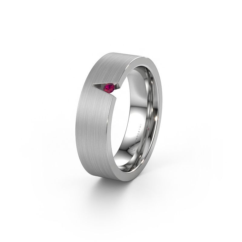 Alliance WH2023L 950 platine rhodolite ±6x2 mm