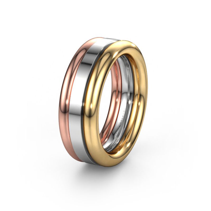 Friendship ring WH6018M 585 gold ±8x2.8 mm