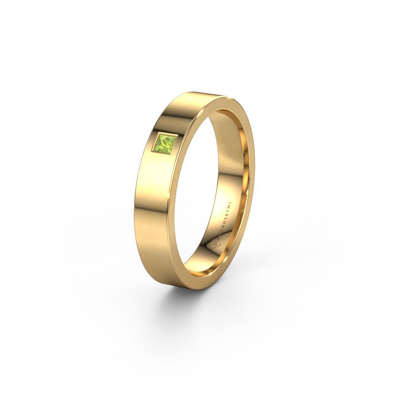 Trauring WH0101L14APSQ 585 Gold Peridot ±4x1.7 mm