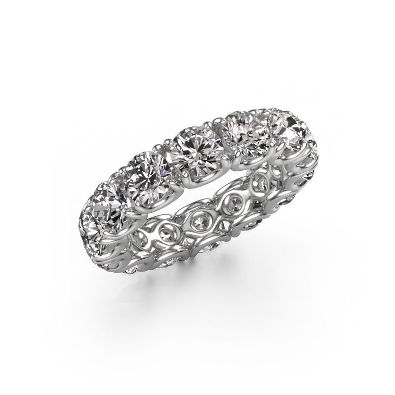 Ring Estee 4.7 585 witgoud lab-grown diamant 5.60 crt