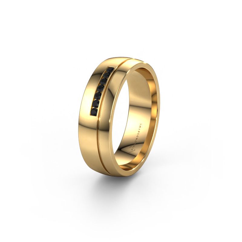 Ehering WH0308L26AP 585 Gold Schwarz Diamant ±6x1.7 mm