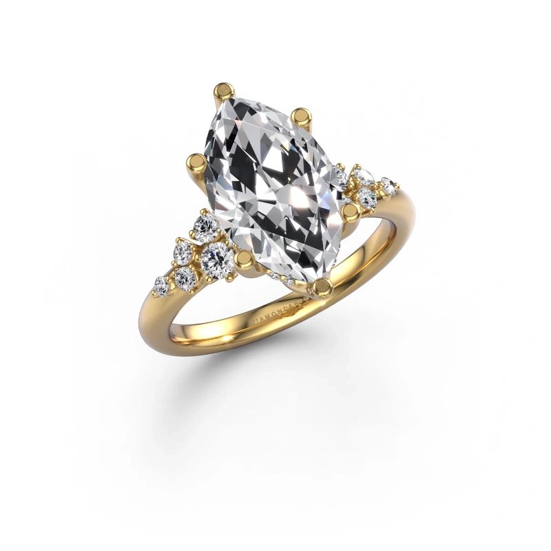 Engagement ring Emma MRQ 585 gold diamond 3.33 crt