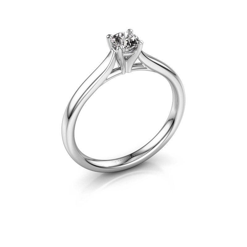 Afbeelding van Verlovingsring Mignon rnd 1 925 zilver diamant 0.30 crt
