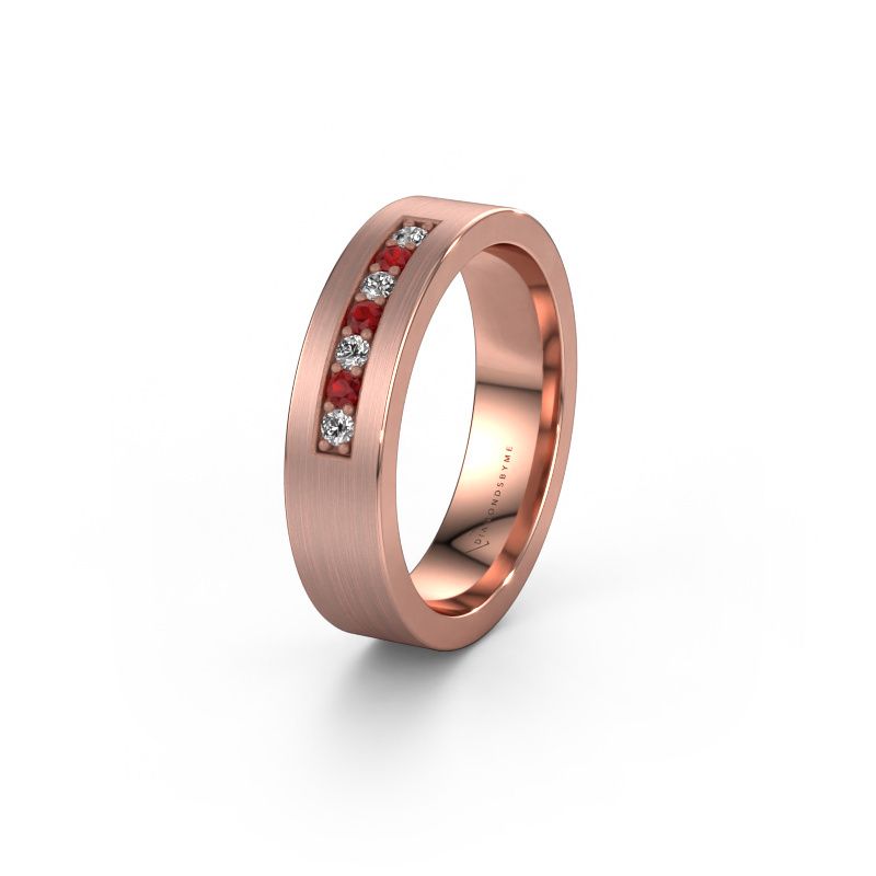 Ehering WH0112L15BM 585 Roségold Rubin ±5x2 mm