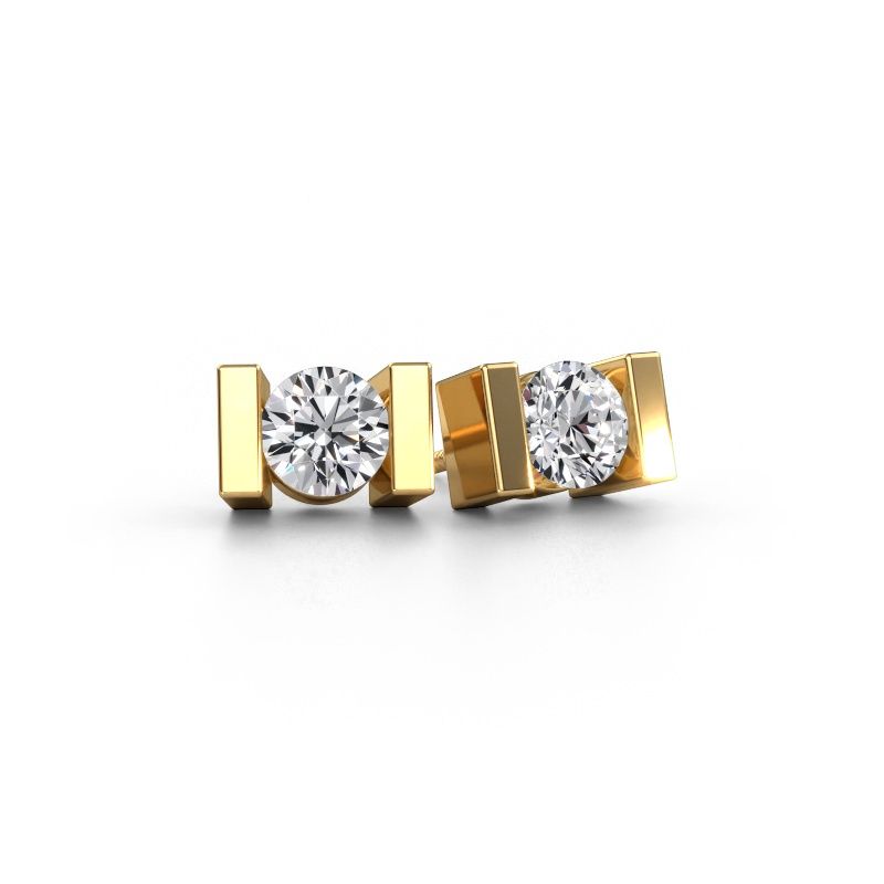 Stud earrings Lieve 585 gold lab grown diamond 1.00 crt