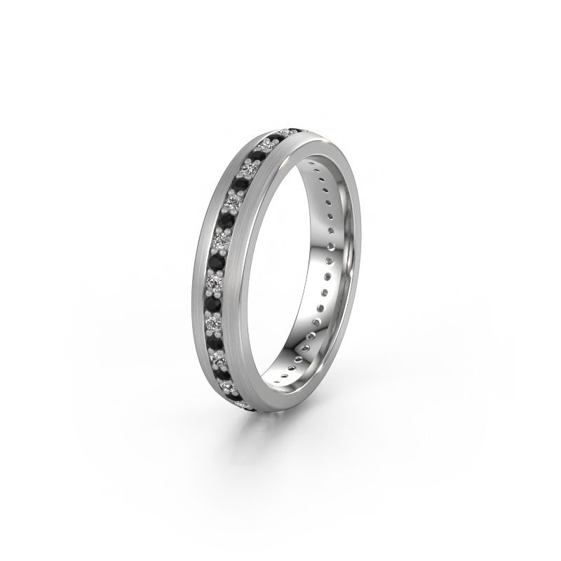 Ehering WH0103L24BM 950 Platin Schwarz Diamant 0.484 crt ±4x2 mm