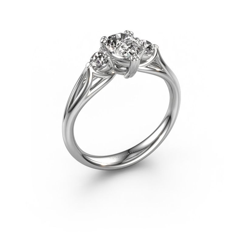 Engagement ring Amie per 950 platinum lab grown diamond 0.85 crt