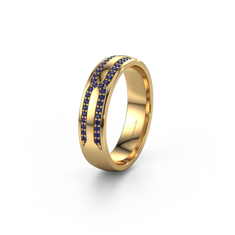 Trauring WH2212L25AP 585 Gold Saphir ±5x1.7 mm