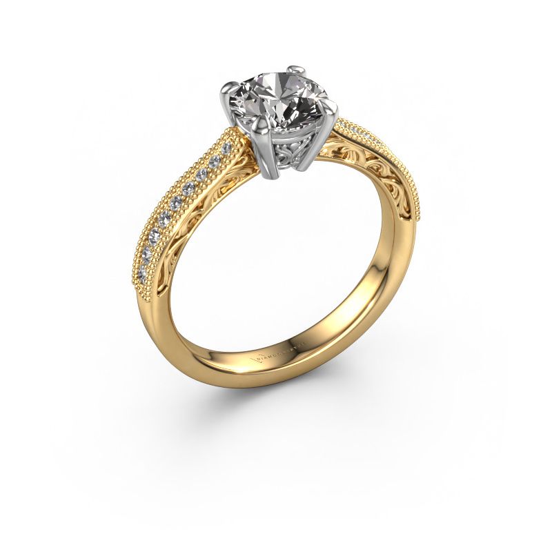 Verlobungsring Shonta RND 585 Gold Diamant 1.134 crt