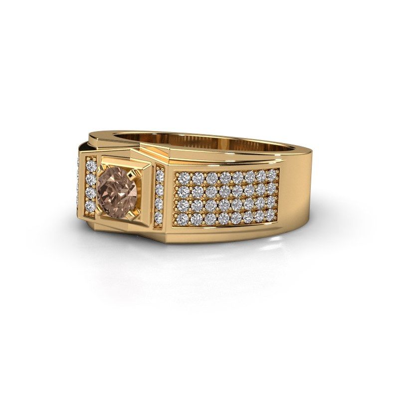 Image of Men's ring marcel<br/>585 gold<br/>brown diamond 1.04 crt