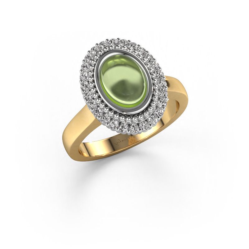 Ring Maartje 585 Gold Peridot 8x6 mm