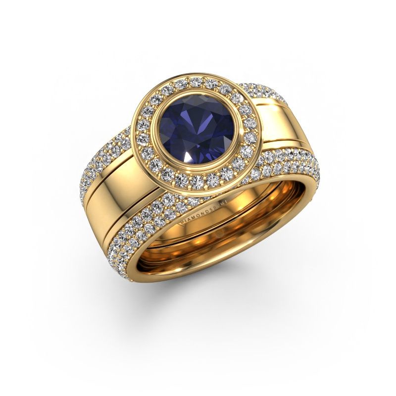 Ring Roxie 585 gold sapphire 6.5 mm