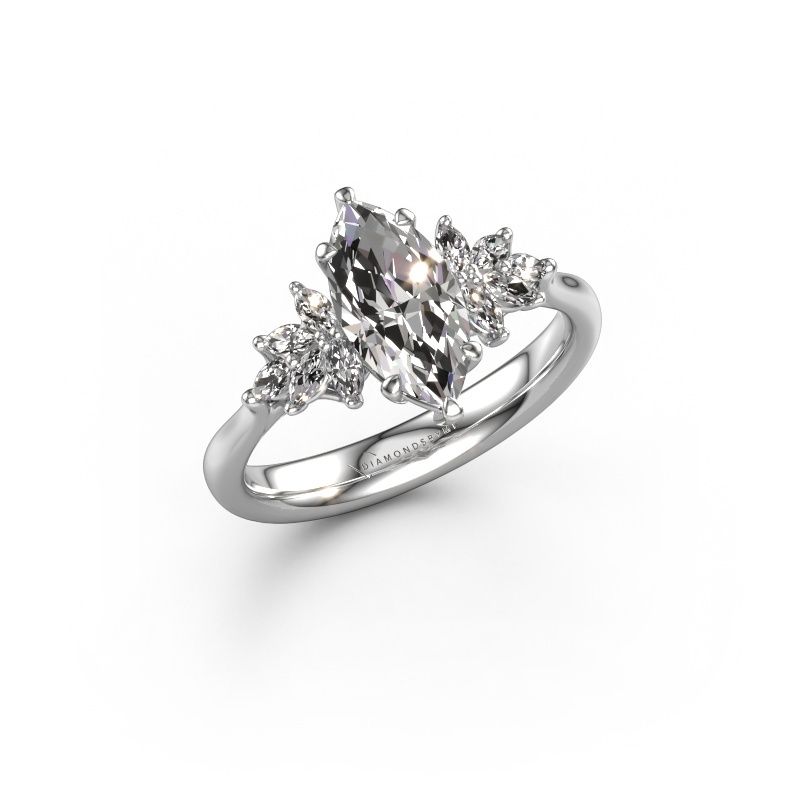 Verlovingsring Fiona MRQ 585 witgoud diamant 1.50 crt