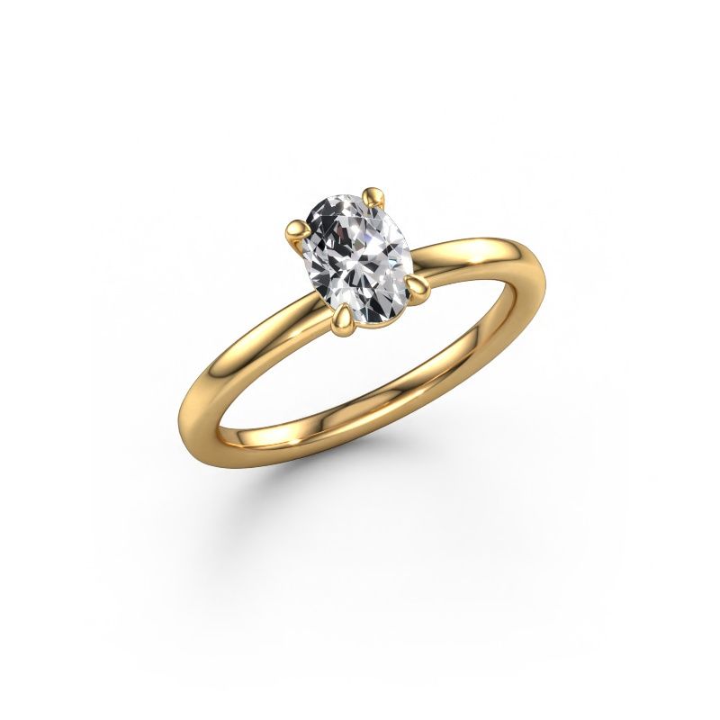 Verlovingsring Simone OVL 1 585 goud diamant 0.70 crt