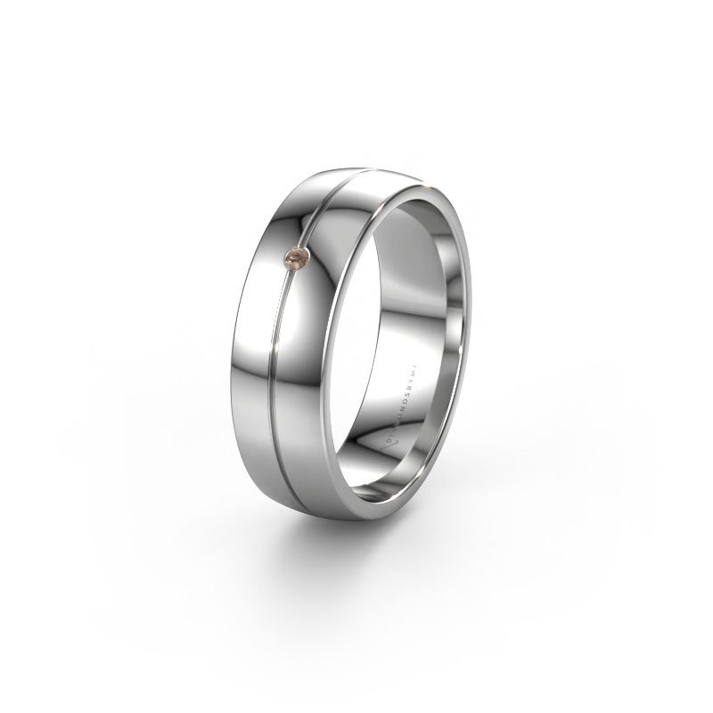 Alliance WH0201L26AP 950 platine diamant brun ±6x1.7 mm