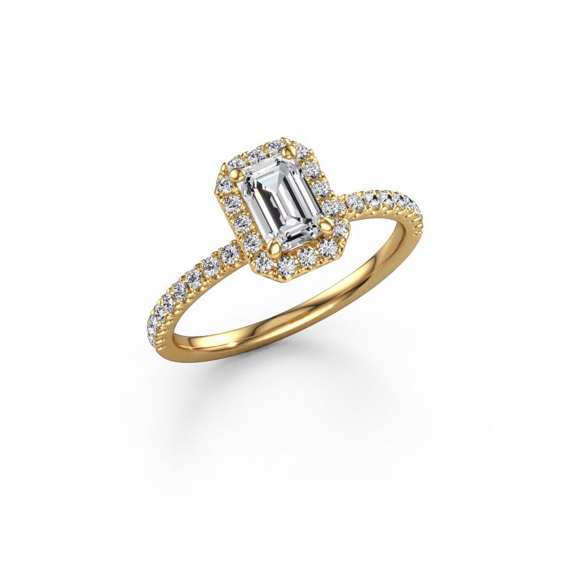 Engagement ring Miranda EME 585 gold diamond 1.074 crt