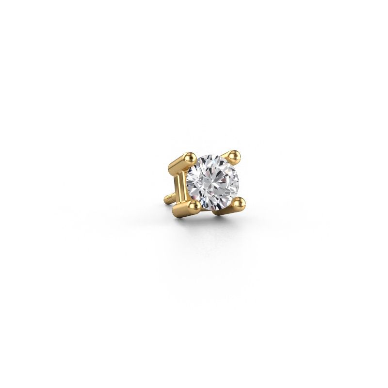 Men's earring Tijmen 585 gold diamond 0.70 crt