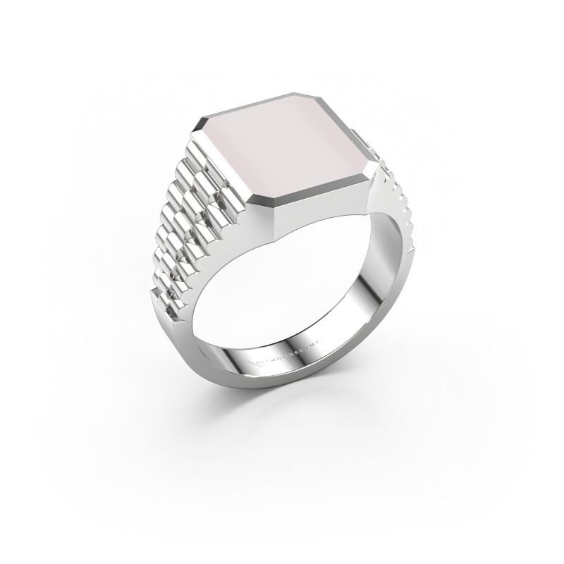 Signet ring Brent 2 950 platinum red sardonyx 12x10 mm
