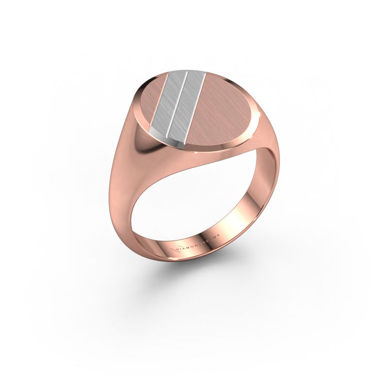 Signet ring Timo 4 585 rose gold