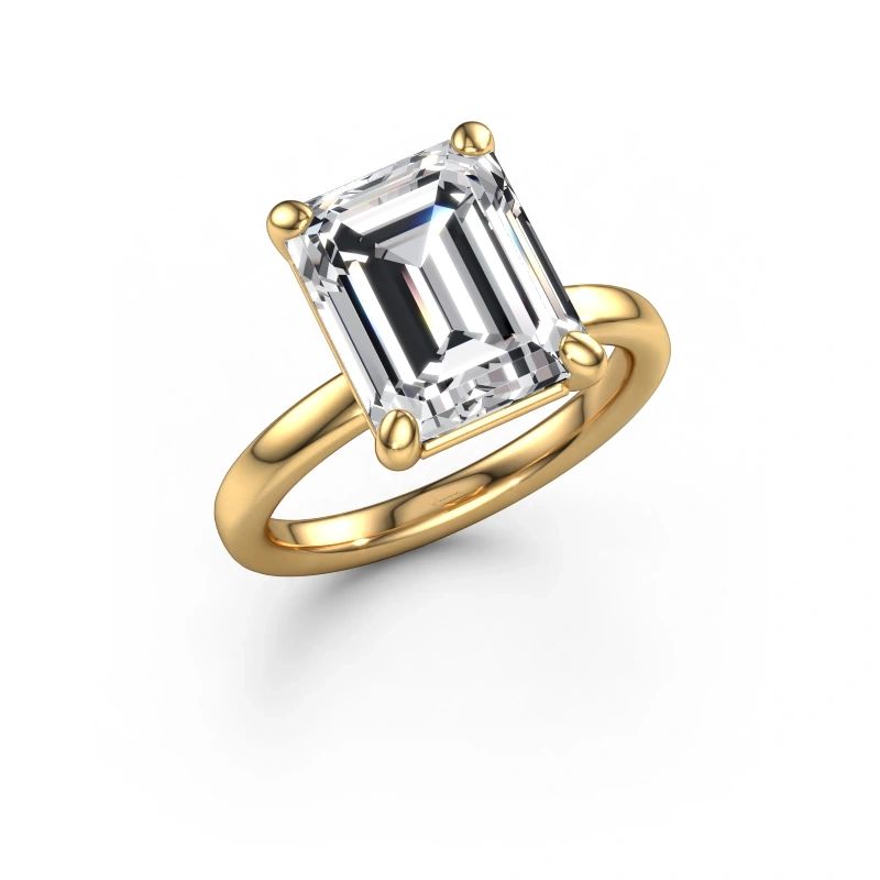 Engagement ring Simone EME 1 585 gold lab grown diamond 5.21 crt