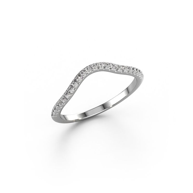 Aanschuifring SRH0606C10H4 585 witgoud diamant 0.173 crt
