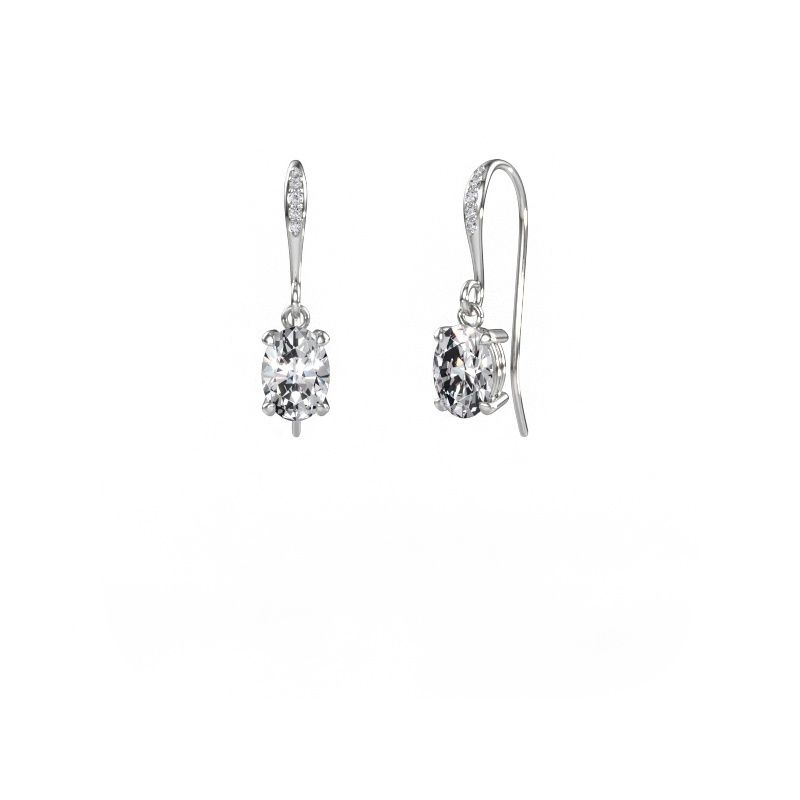Ohrhänger Laurie OVL 2 950 Platin Lab-grown Diamant 1.23 crt