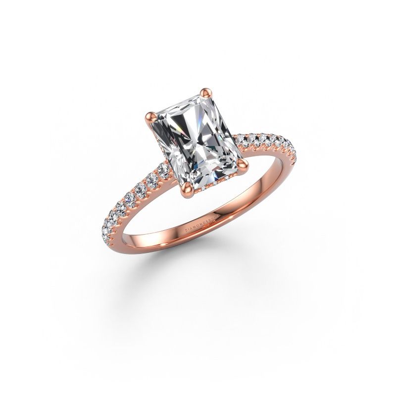 Verlobungsring Sophie RAD 585 Roségold Lab-grown Diamant 2.09 crt