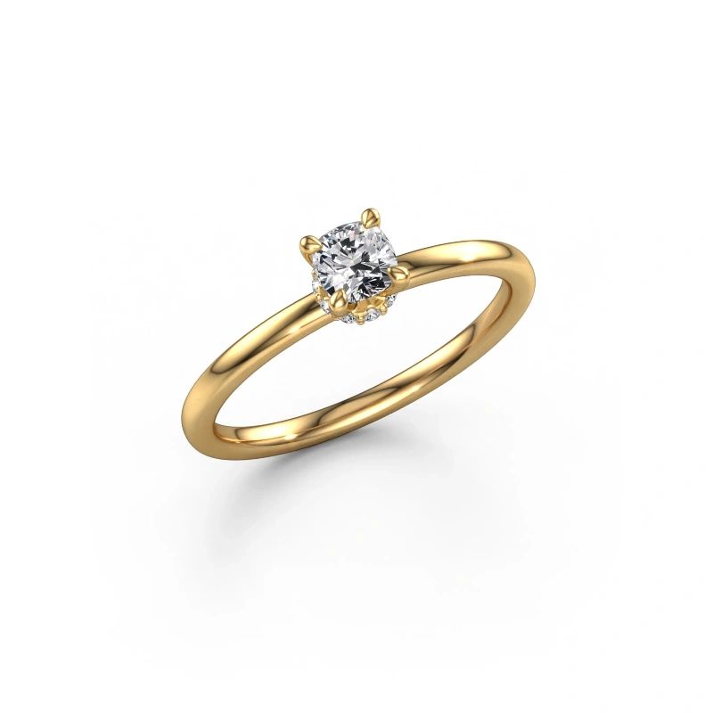 Engagement ring Crystal CUS 3 585 gold diamond 0.33 crt