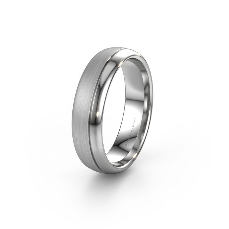 Wedding ring WH0300M36BPM 950 platinum ±6x2 mm