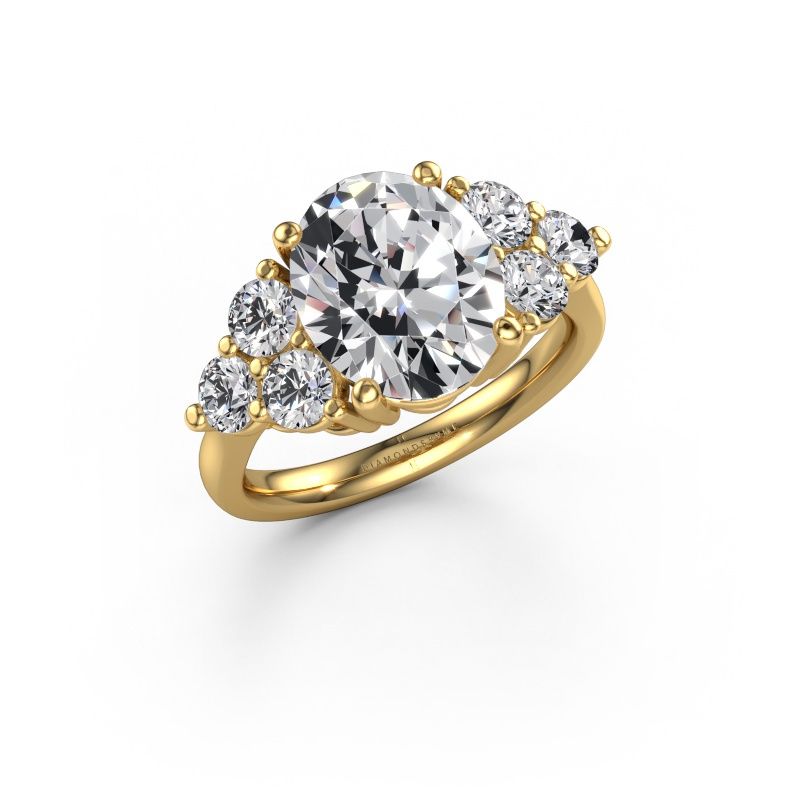 Verlobungsring Serenity OVL 585 Gold Lab-grown Diamant 4.93 crt