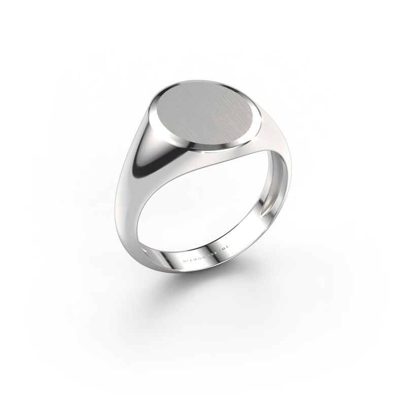 Signet ring Sven 2 light 585 white gold