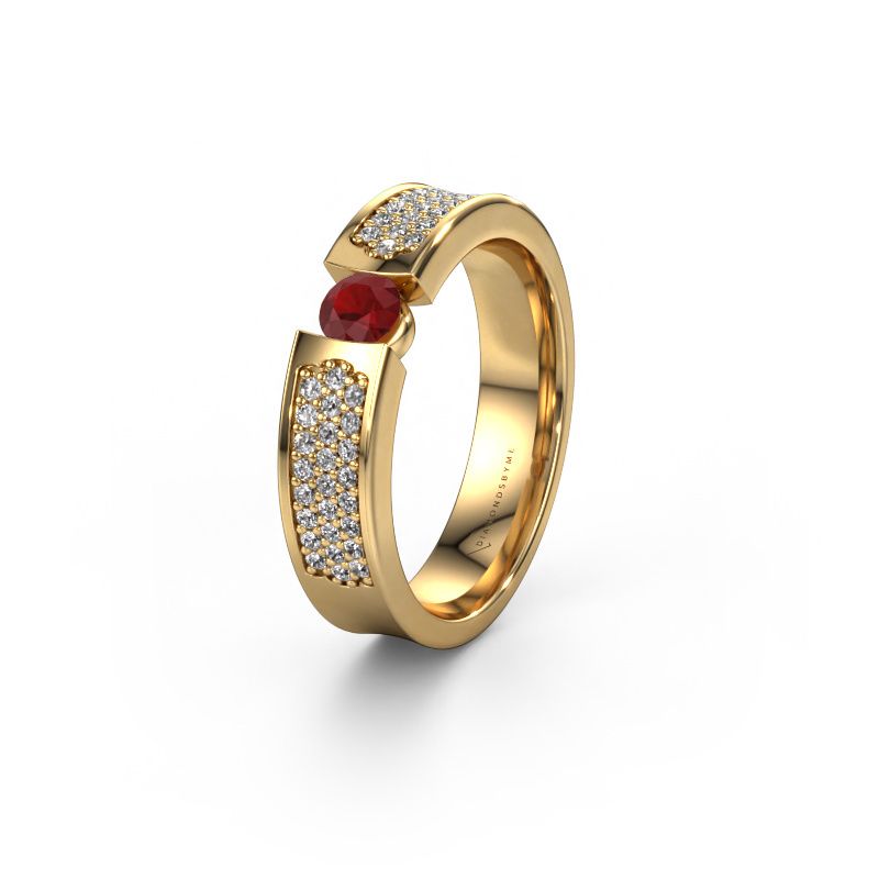 Ehering WH2100L 585 Gold Rubin ±5x3 mm