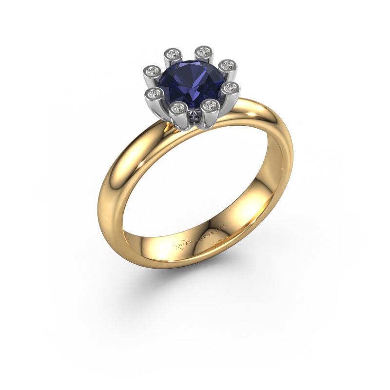 Ring Carola 3 585 Gold Saphir 6 mm