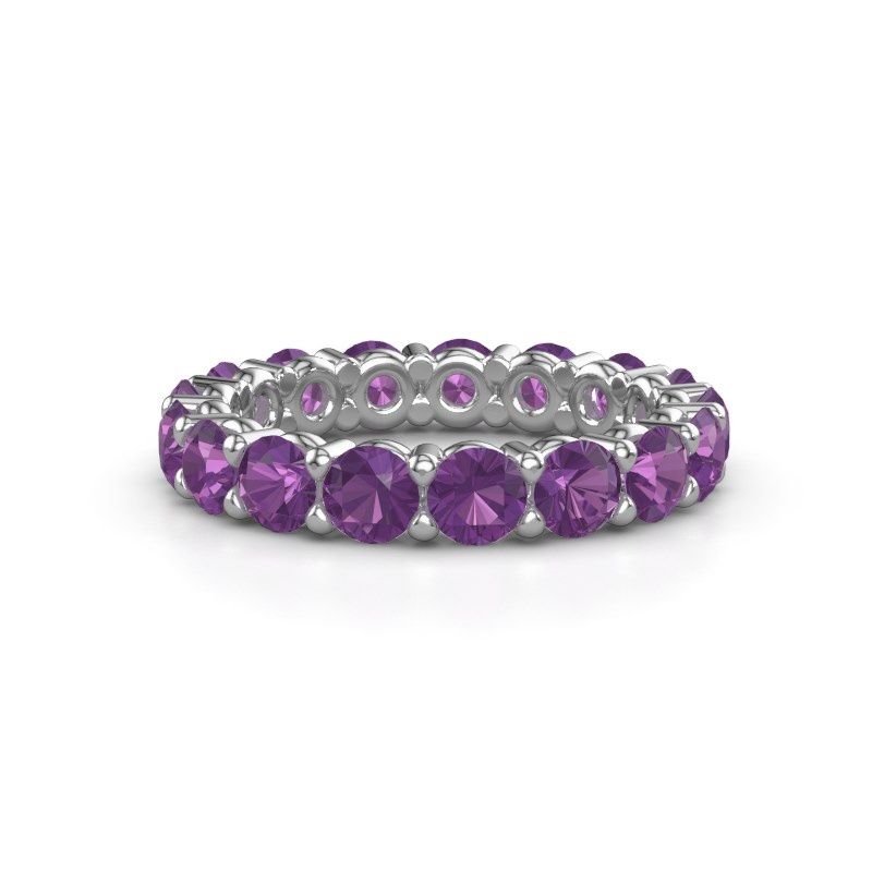 Bild von Vorsteckring heddy rnd 3.7<br/>950 Platin<br/>Amethyst 3.7 mm