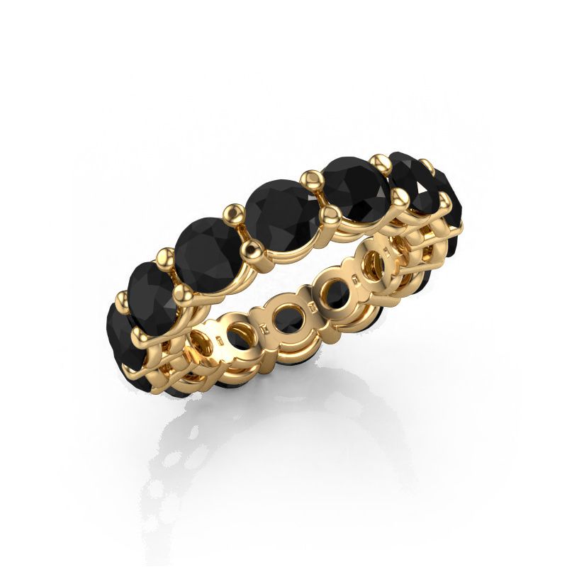 Stackable ring Michelle full 4.7 585 gold black diamond 7.200 crt