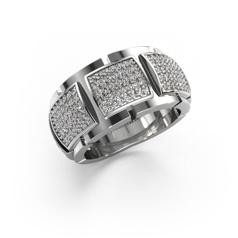 Ring Laura 585 white gold zirconia 1 mm