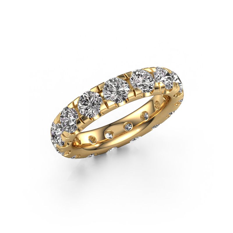 Stackable ring Jackie 4.2 585 gold diamond 4.50 crt