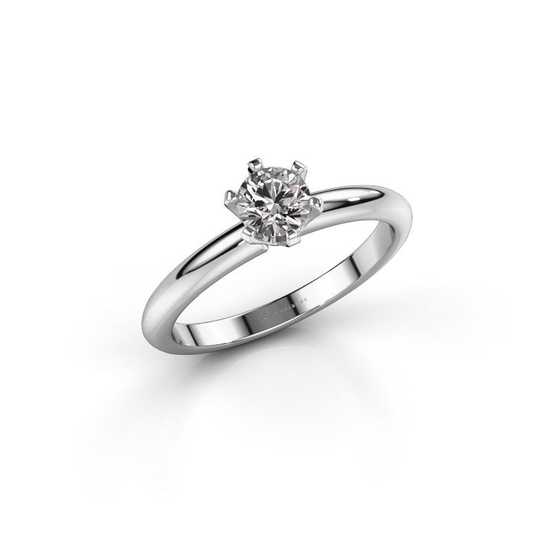 Image de Bague de fiançailles Tiffy 1<br/>950 platine<br/>Diamant 0.40 crt