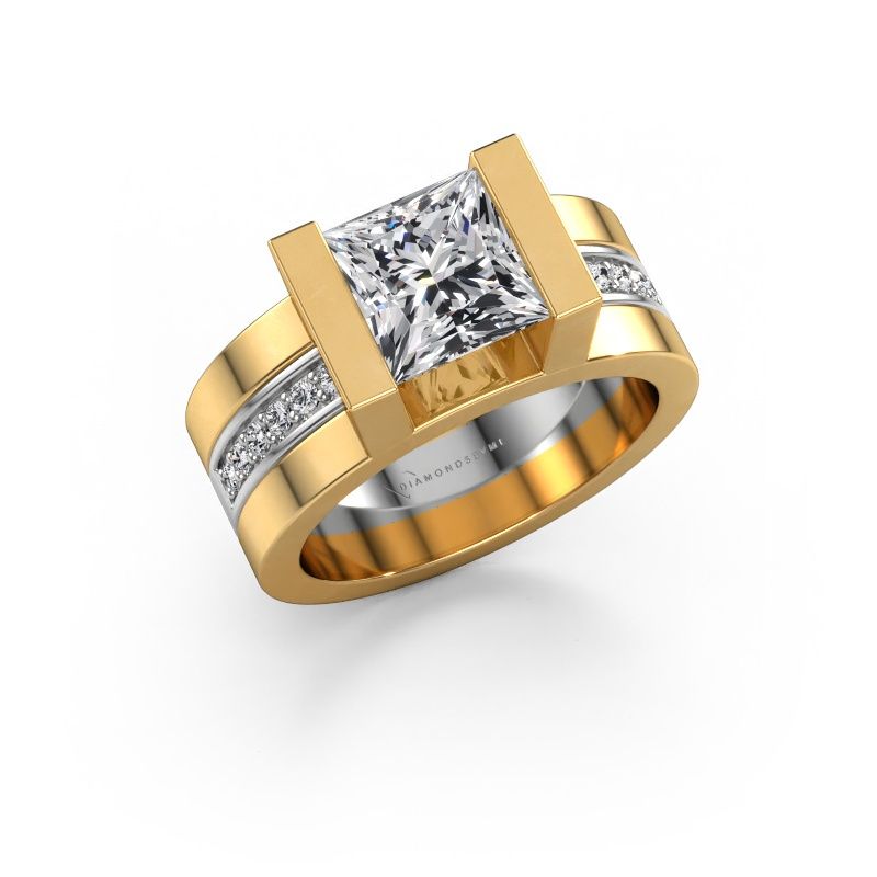 Förlovningsring Desire 585 gult guld diamant 2.204 crt
