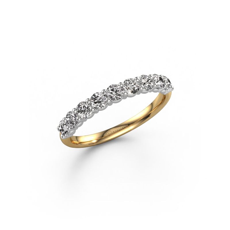 Ring Heddy Half 585 goud diamant 0.72 crt